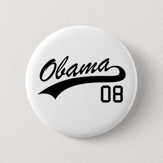 Botón 2008 del jersey de Barack Obama (Anverso)
