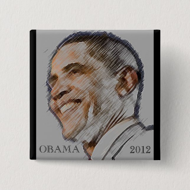 Botón 2012 de la elección de Obama (Anverso)