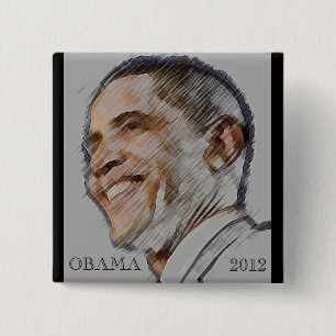 Botón 2012 de la elección de Obama