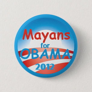 Botón 2012 de Mayans Obama
