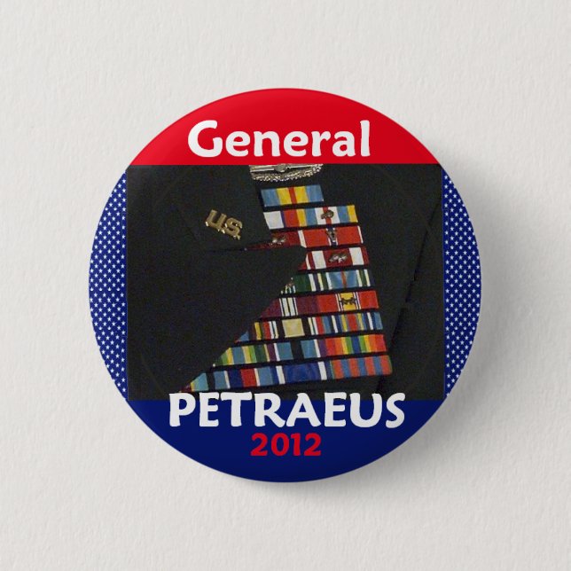 Botón 2012 de Petraeus Presdent Iraq (Anverso)