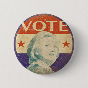 Botón 2016 de la elección de Hillary Clinton