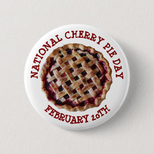 Botón 20 de Febrero del Día Nacional del Cerezo