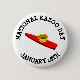 Botón 28 de Enero del Día Nacional Kazoo