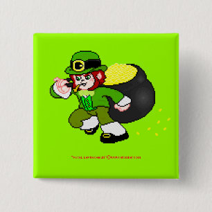 Botón 2 del Leprechaun del pixel