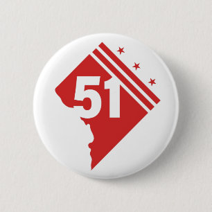 Botón 51st de estado de Washington DC ahora