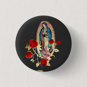 Botón A-100121 de Nuestra Señora de Guadalupe Vi