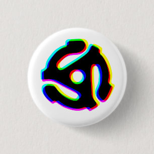 Botón adaptador de registro de 45 RPM