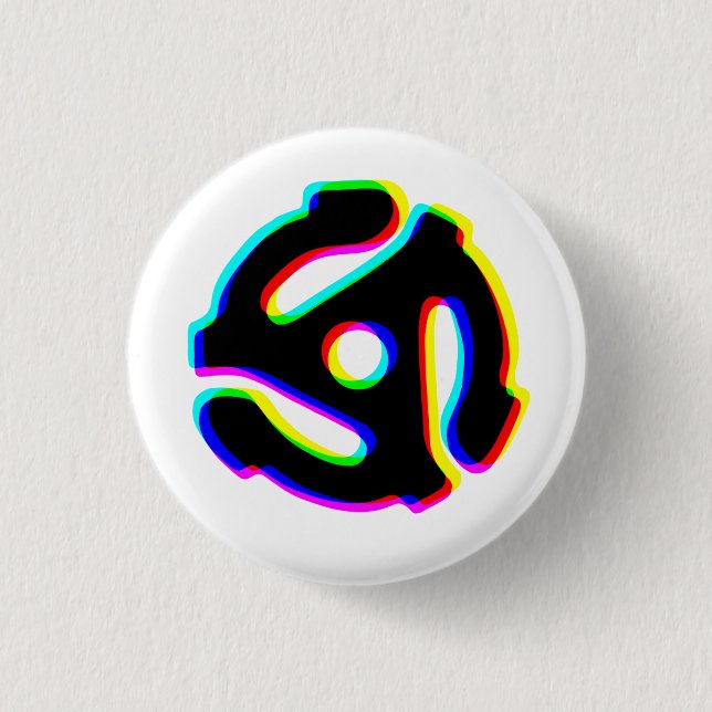 Botón adaptador de registro de 45 RPM (Anverso)