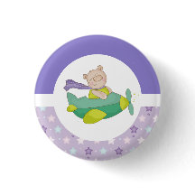 Botón Adorable Pastel Teddy Bear