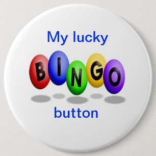 Botón afortunado del bingo