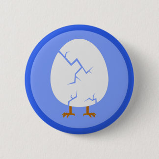 Botón agrietado del huevo