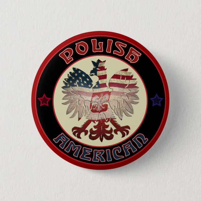 botón Águila Norteamericana Polaca (Anverso)
