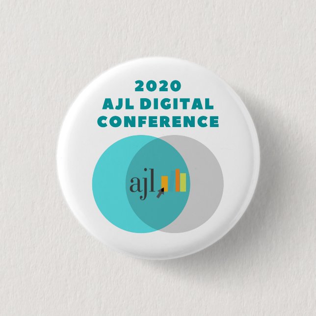 Botón AJL's Digital Conference 2020 (Anverso)
