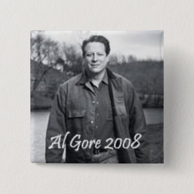 Botón Al Gore 2008 (Anverso)