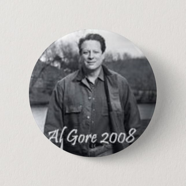 Botón Al Gore 2008 (Anverso)