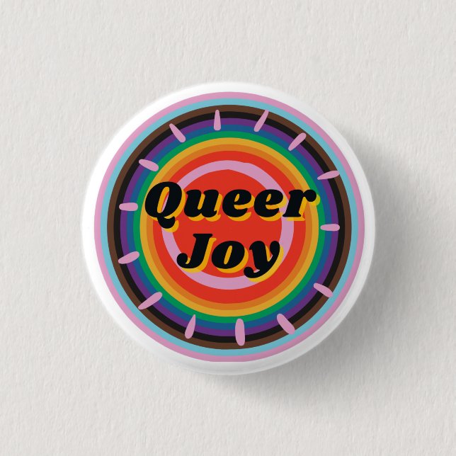 botón Alegría de Queer (Anverso)