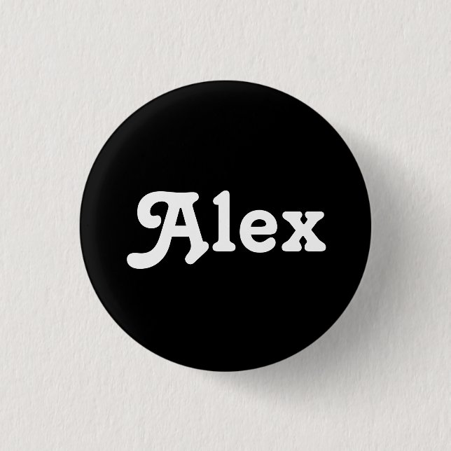 Botón Alex (Anverso)