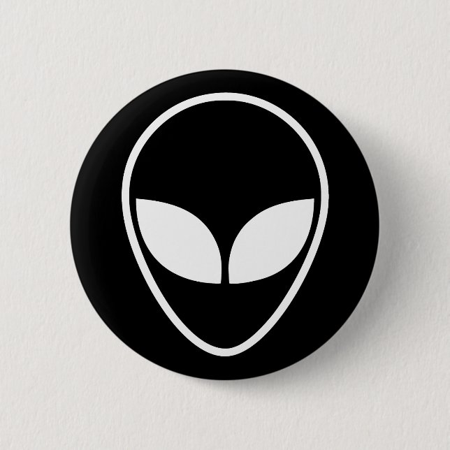 Botón Alien pin, geek (Anverso)