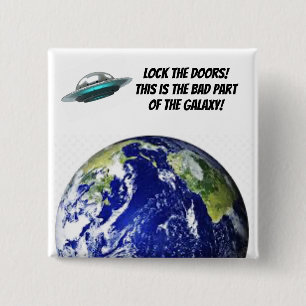 botón Aliens Ride Past Earth