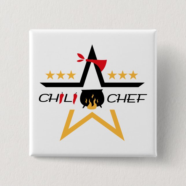 Botón All-star del cocinero del chile (Anverso)