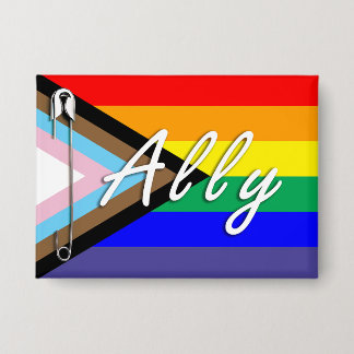 Botón Ally LGBTQ+ Safety Pin