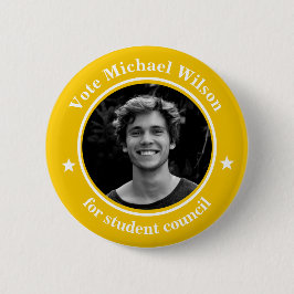 botón amarillo de la elección del Sindicato de Est