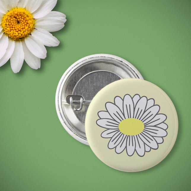 botón amarillo de la flor de margarita (Daisy Flower Yellow Button)