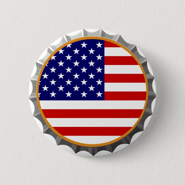 Botón americano del casquillo de la cerveza (Anverso)