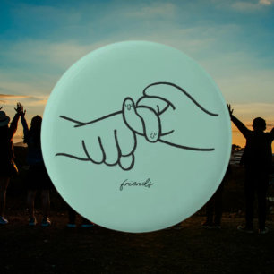 botón Amigos de ASL - Pequeño Rótulo, significado 