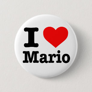 botón "Amo a Mario"