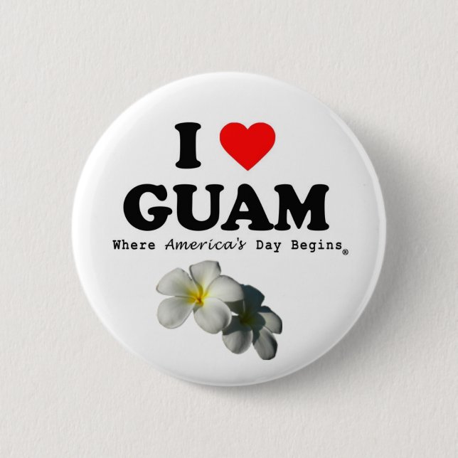 Botón "AMO GUAM " (Anverso)