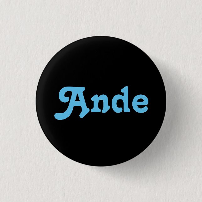 Botón Ande (Anverso)