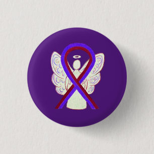 Botón Ángel de la cinta de la toma de conciencia p