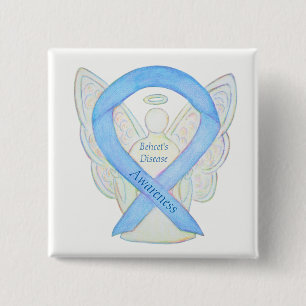 Botón Ángel de la cinta de sensibilizar sobre la e