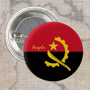 Botón Angola, moda patriótica de la bandera angole