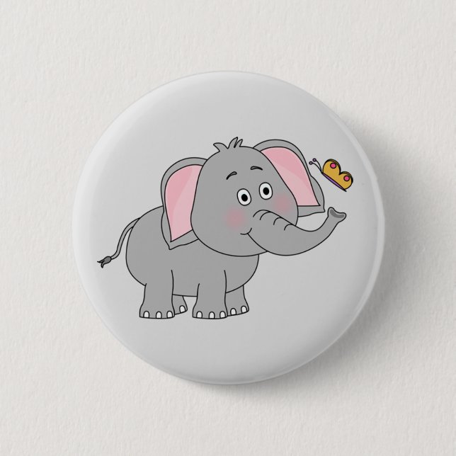 Botón animado del elefante (Anverso)