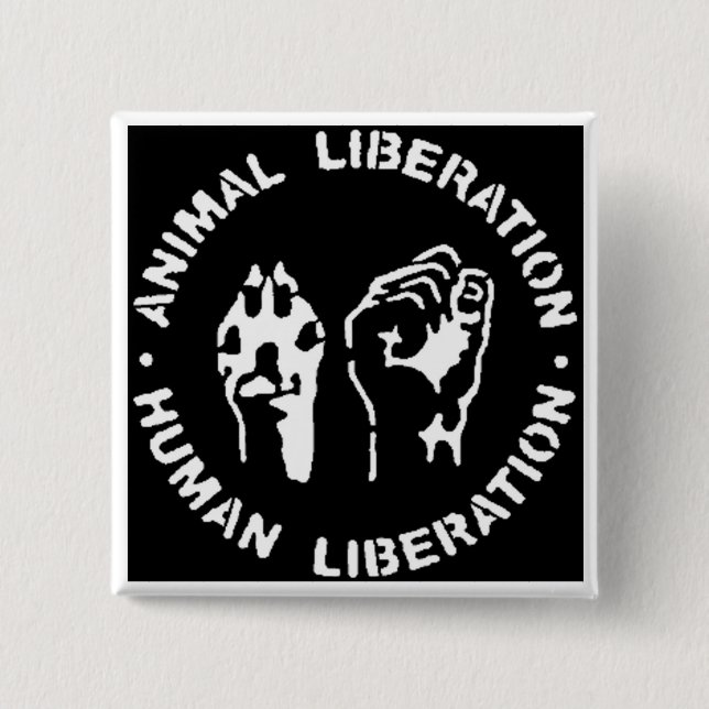 Botón animal de la liberación (Anverso)