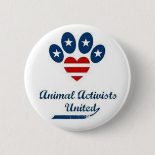 Botón animal de los activistas