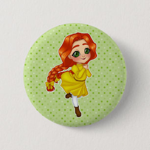 Botón Anne Shirley (Anne of Green Gables)