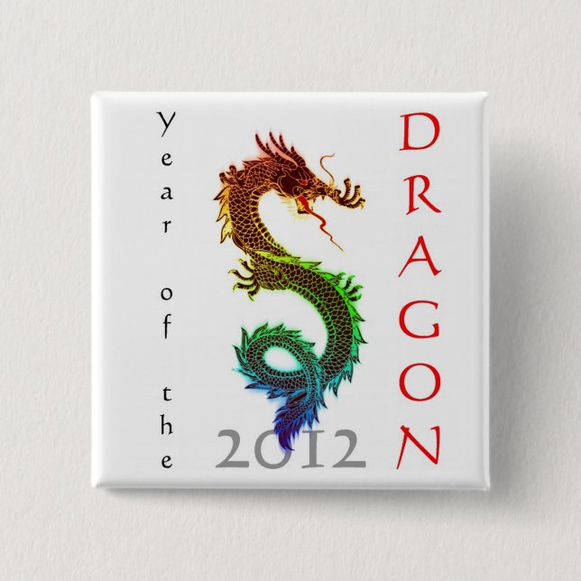 botón Año del dragón 2012 (Anverso)