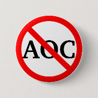 Botón Anti AOC Alexandria Ocasio Cortez