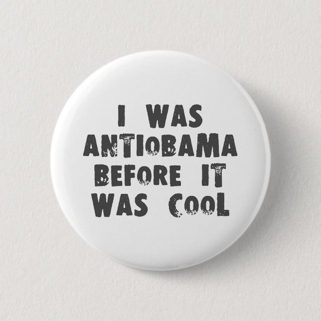 Botón Anti Obama (Anverso)