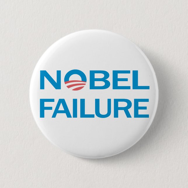 Botón anti Obama de Nobel de Falla (Anverso)
