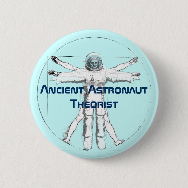 Botón antiguo del teórico del astronauta (Anverso)