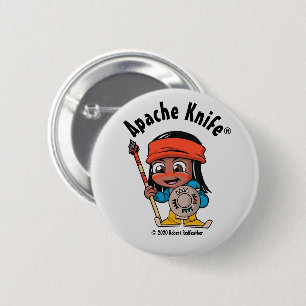 Botón Apache Knife®™ Apache Kid 4.B
