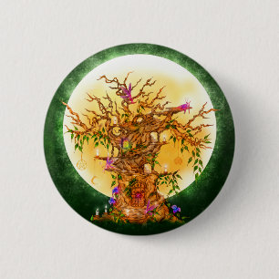 botón Árbol de la Faerie encantado