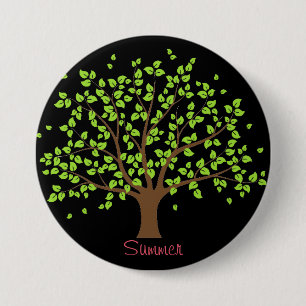botón Árbol verde de verano