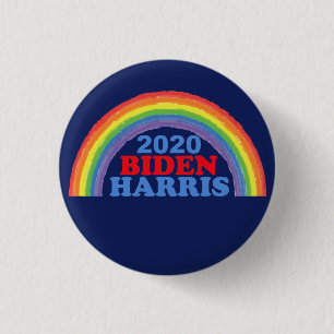 Botón arco iris Biden Harris 2020