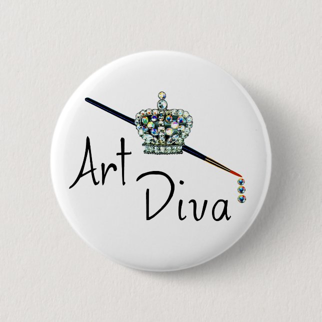 Botón "Art Diva" (Anverso)
